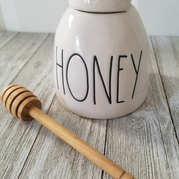 Rae Dunn HONEY Honey Pot - Picture 4 of 7